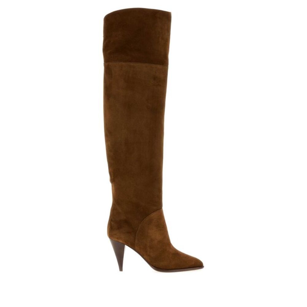 Casadei Women Brown Suede Boots
